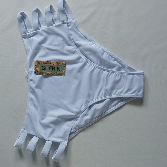 shekini Other - Shekini Bikini Bottoms‎ women's one piece swimwear white size XXXXL